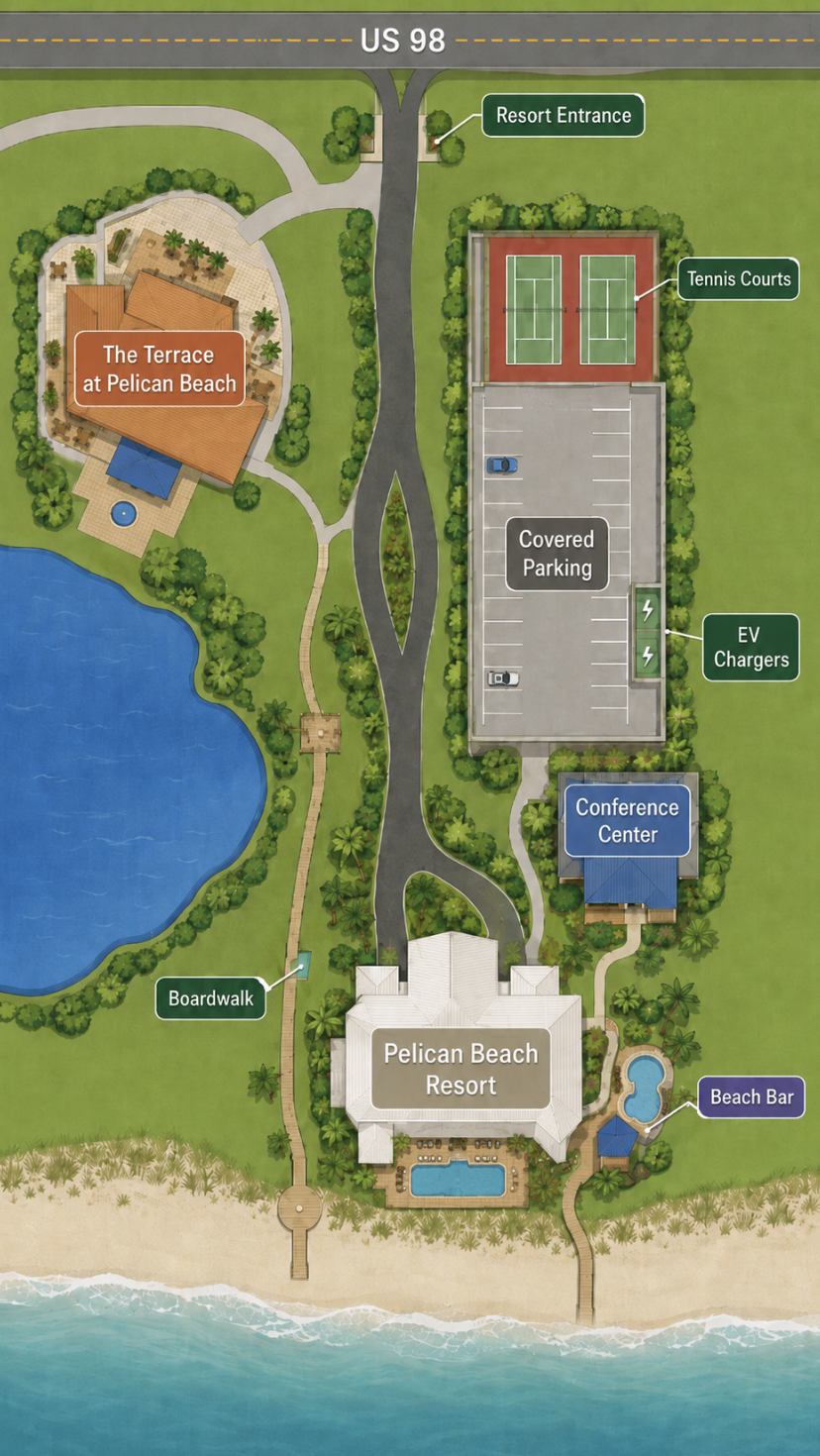 Preview of the Pelican Beach Resort 3D Explorer